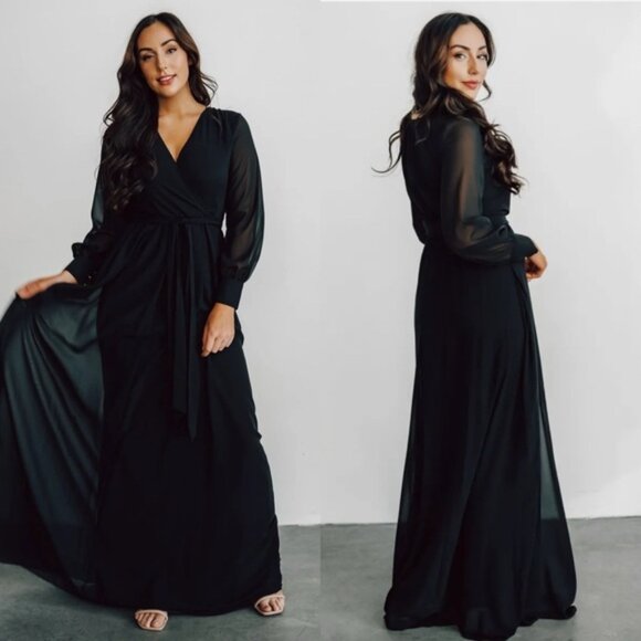 Baltic Born | Lydia Black Maxi Dress - Picture 1 of 8